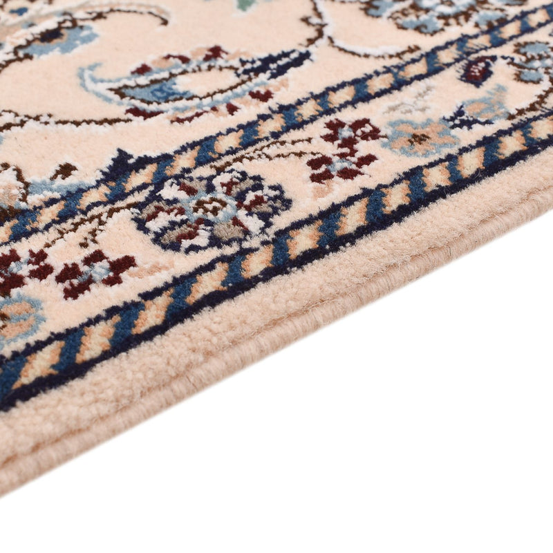 Alfombra de pasillo Alfombra Persa - Nain - Real - 200 x 62 cm - crema