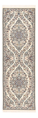 Alfombra de pasillo Alfombra Persa - Nain - Real - 230 x 70 cm - crema