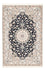 Alfombra Persa - Nain - Real - 252 x 164 cm - azul oscuro