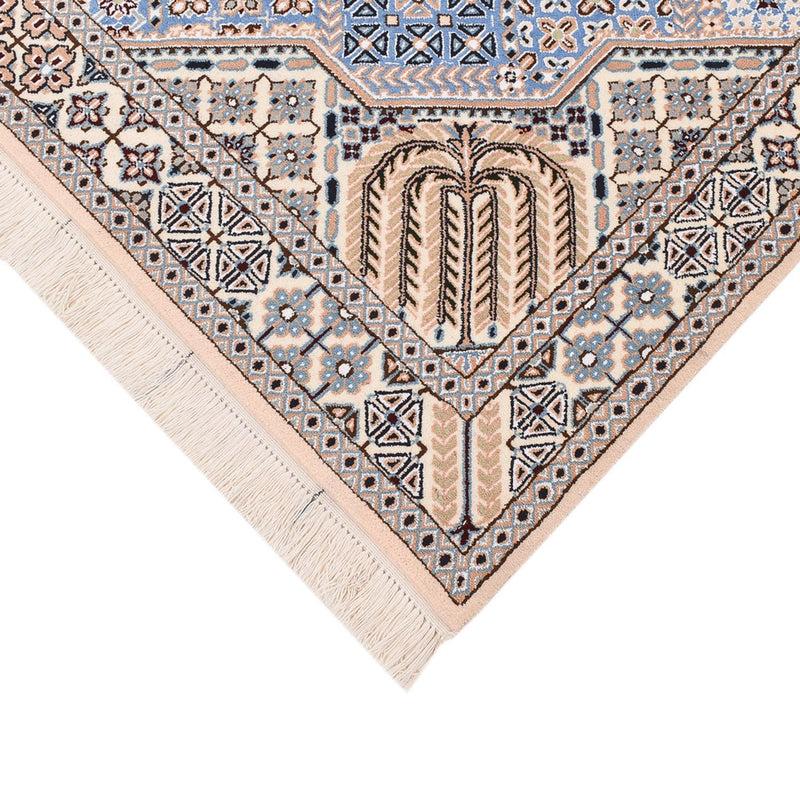 Alfombra Persa - Nain - Real - 195 x 137 cm - azul claro