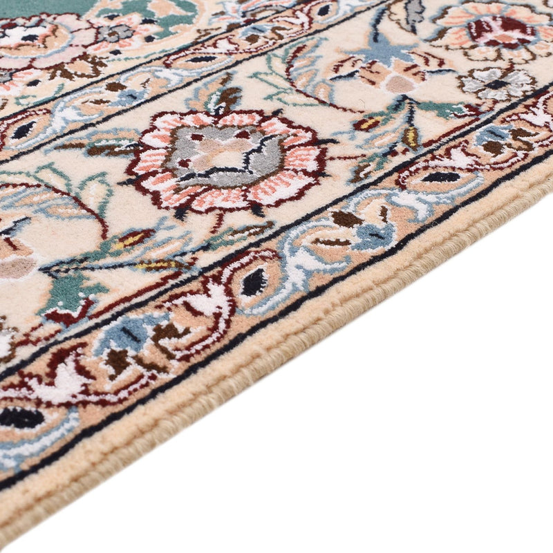Alfombra Persa - Nain - Real - 203 x 127 cm - verde
