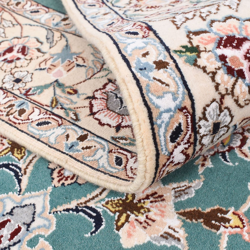 Alfombra Persa - Nain - Real - 203 x 127 cm - verde
