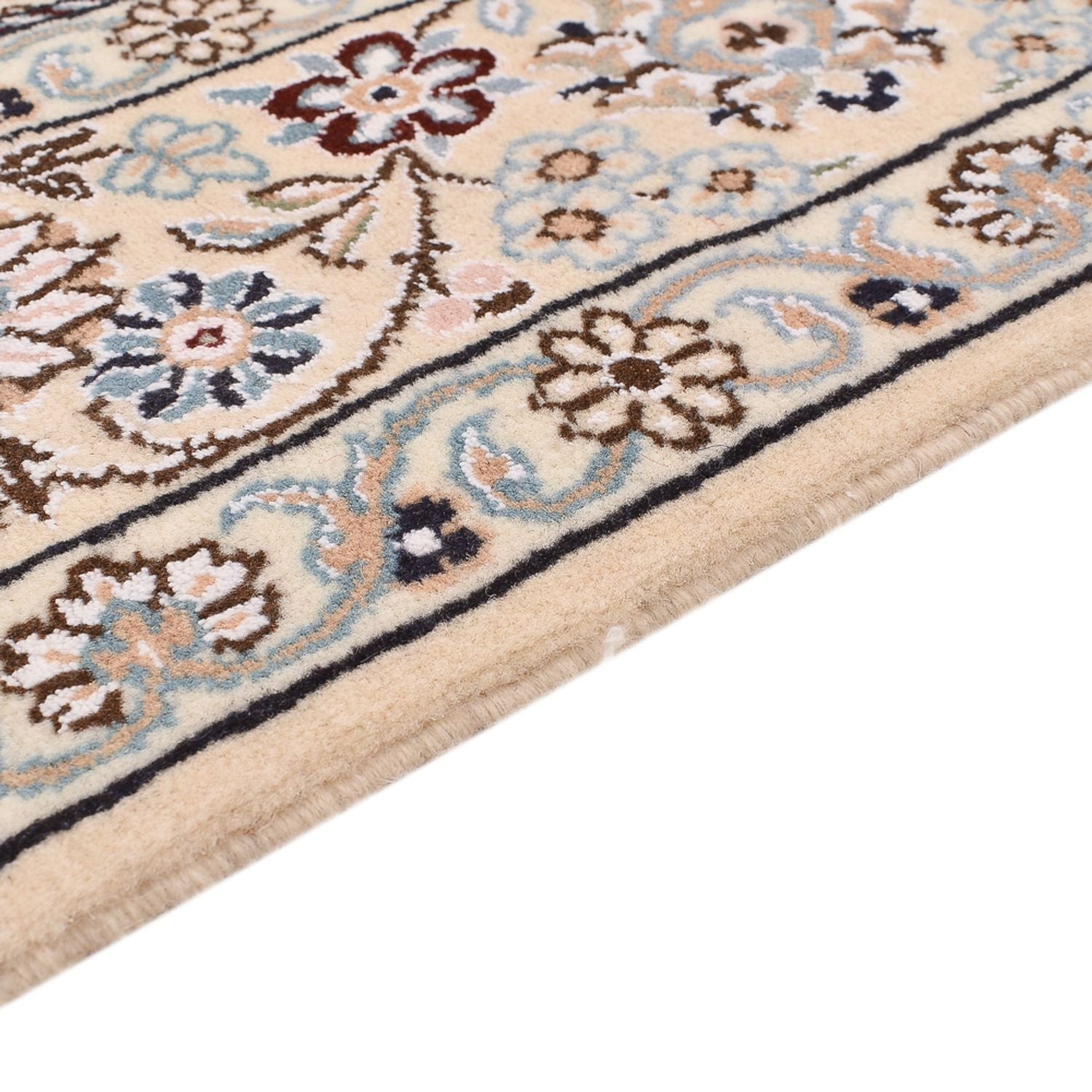 Alfombra Persa - Nain - Real - 196 x 130 cm - crema