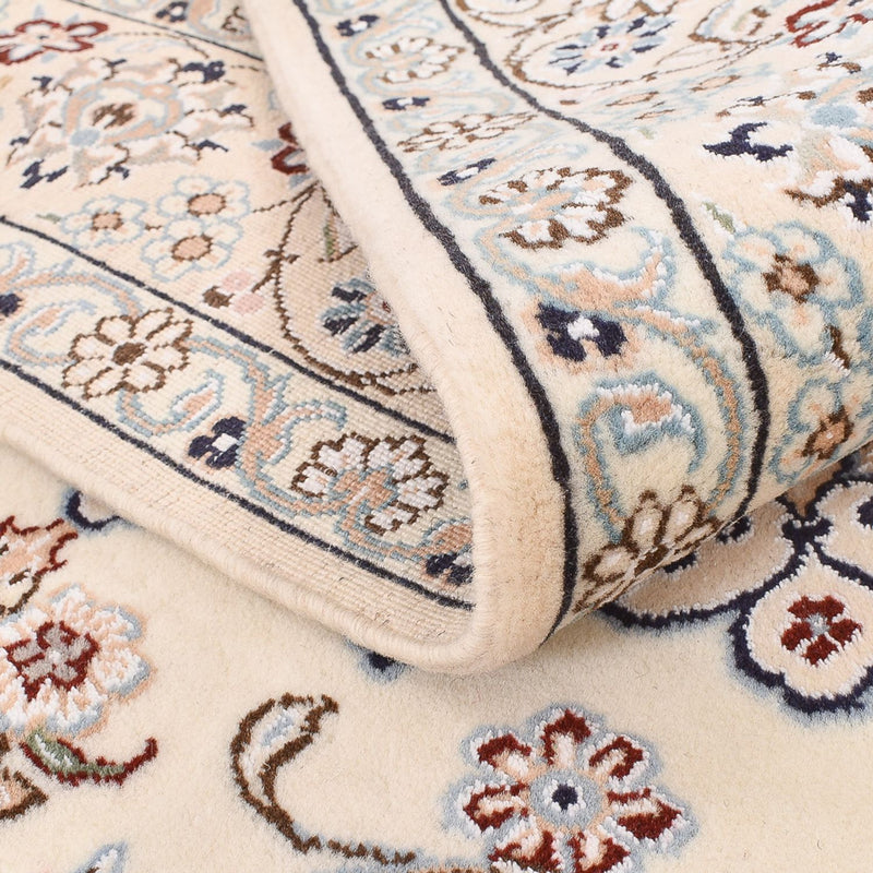 Alfombra Persa - Nain - Real - 196 x 130 cm - crema