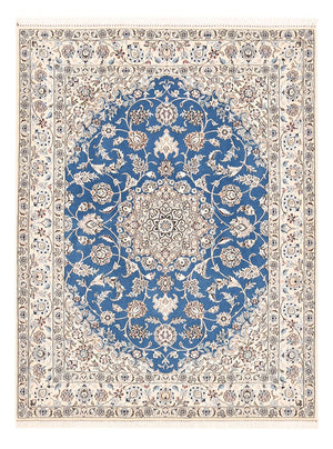 Alfombra Persa - Nain - Real - 202 x 151 cm - azul