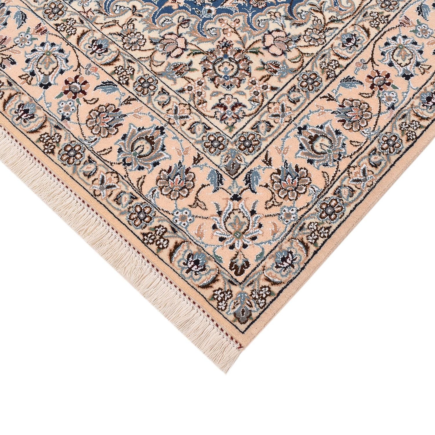 Alfombra Persa - Nain - Real - 202 x 151 cm - azul