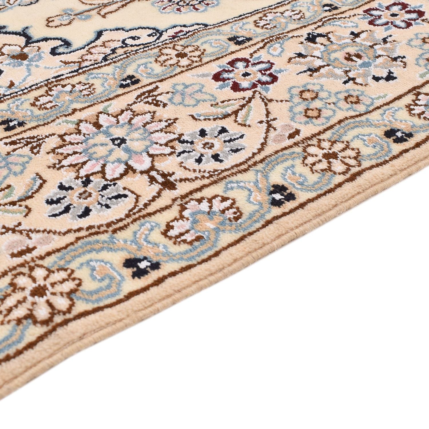 Alfombra Persa - Nain - Real - 207 x 127 cm - beige