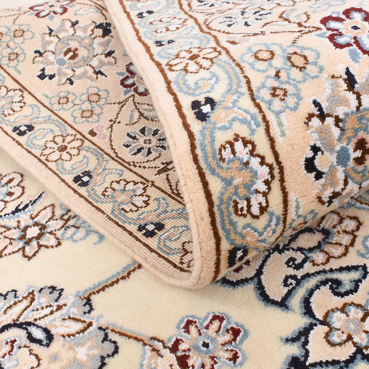 Alfombra Persa - Nain - Real - 207 x 127 cm - beige