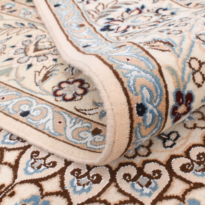 Alfombra Persa - Nain - Real - 255 x 159 cm - verde oscuro