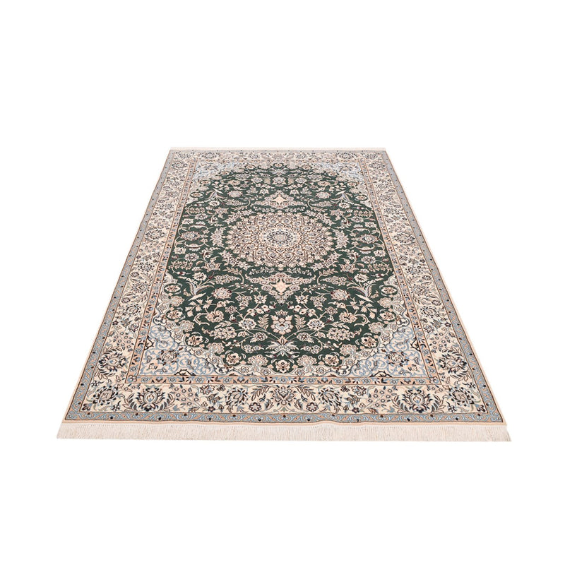 Alfombra Persa - Nain - Real - 255 x 159 cm - verde oscuro
