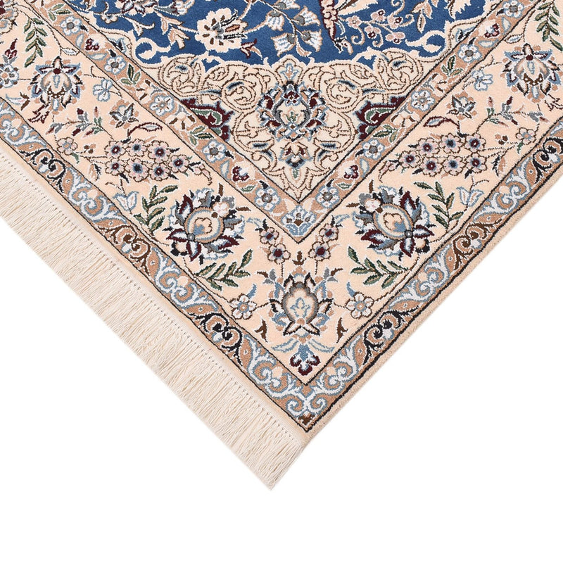 Alfombra Persa - Nain - Real - 201 x 155 cm - azul