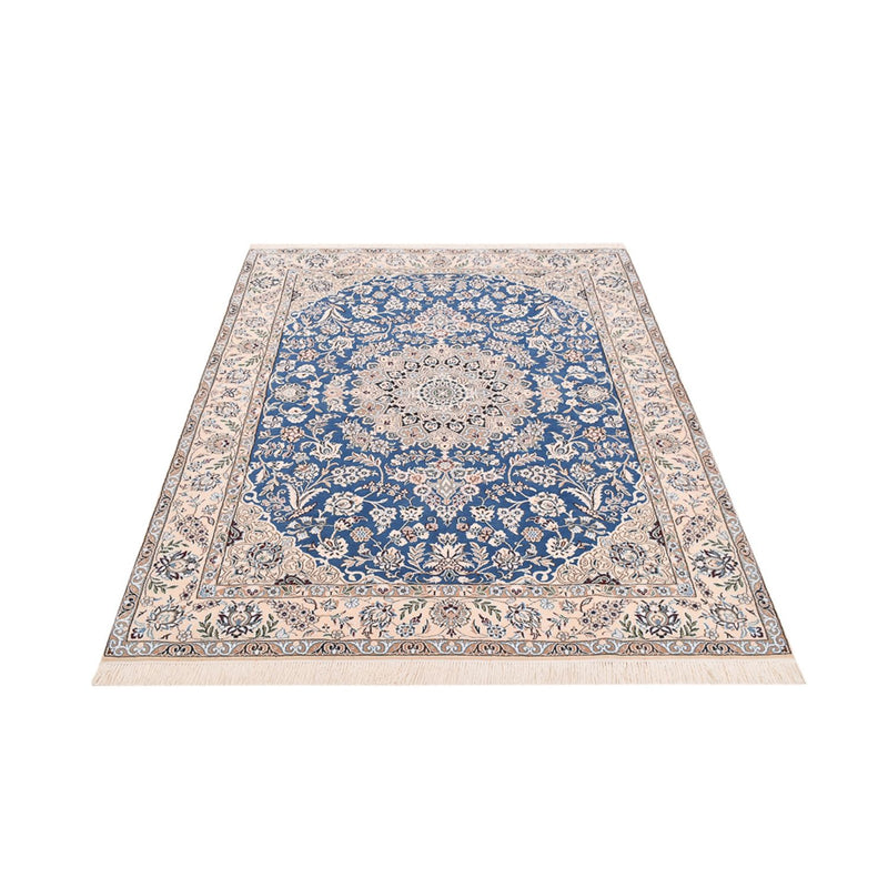 Alfombra Persa - Nain - Real - 201 x 155 cm - azul