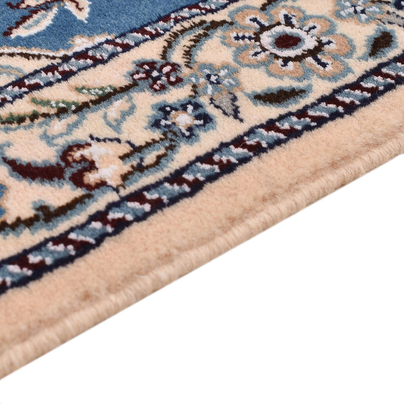 Alfombra Persa - Nain - Real - 127 x 90 cm - azul