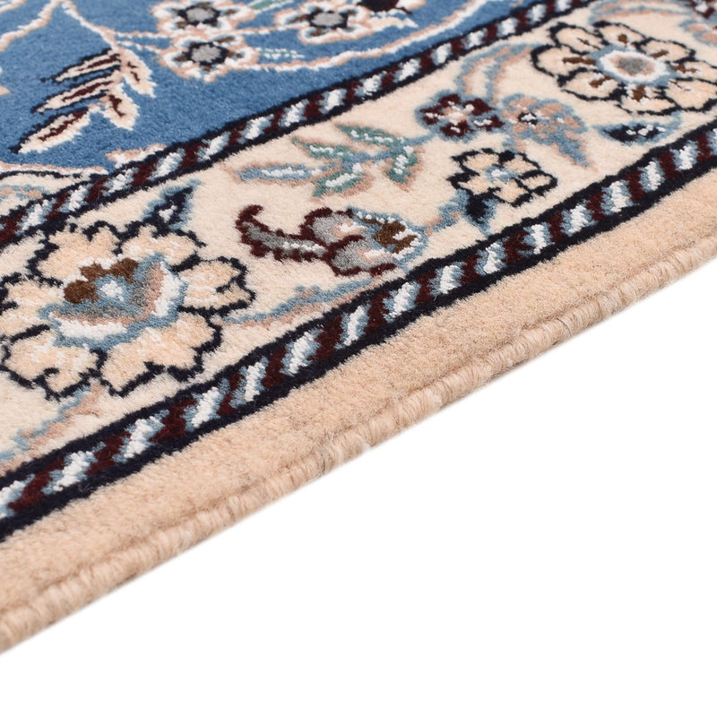 Alfombra Persa - Nain - Real - 127 x 90 cm - azul