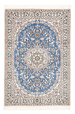 Alfombra Persa - Nain - Real - 120 x 80 cm - azul