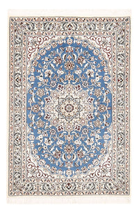 Alfombra Persa - Nain - Real - 120 x 80 cm - azul