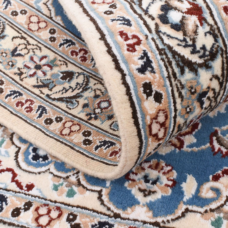Alfombra Persa - Nain - Real - 120 x 80 cm - azul