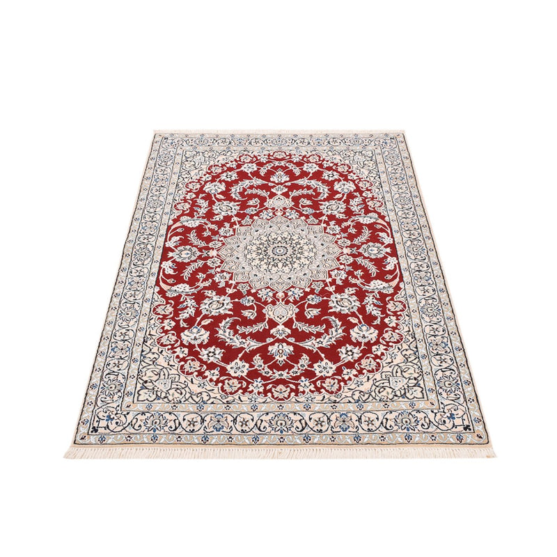 Alfombra Persa - Nain - Real - 155 x 105 cm - rojo