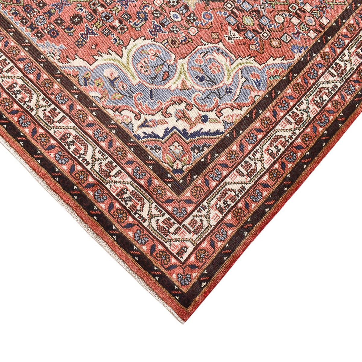 Alfombra persa - Nómada - 323 x 202 cm - rojo claro