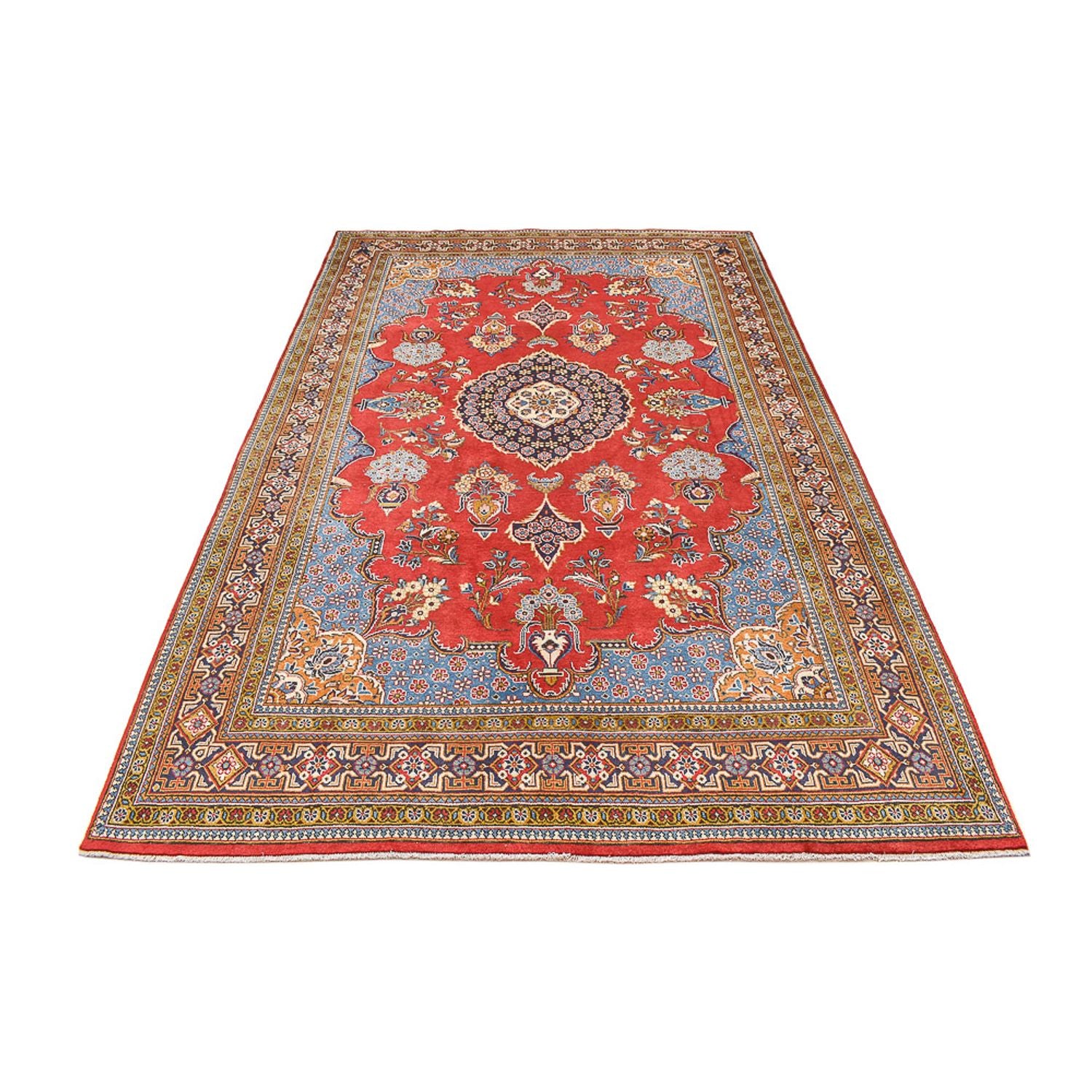 Alfombra persa - Real - 318 x 204 cm - rojo