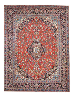 Alfombra persa - Keshan - 405 x 303 cm - rojo