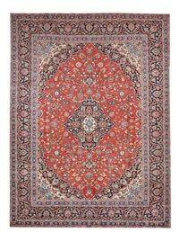 Alfombra persa - Keshan - 405 x 303 cm - rojo