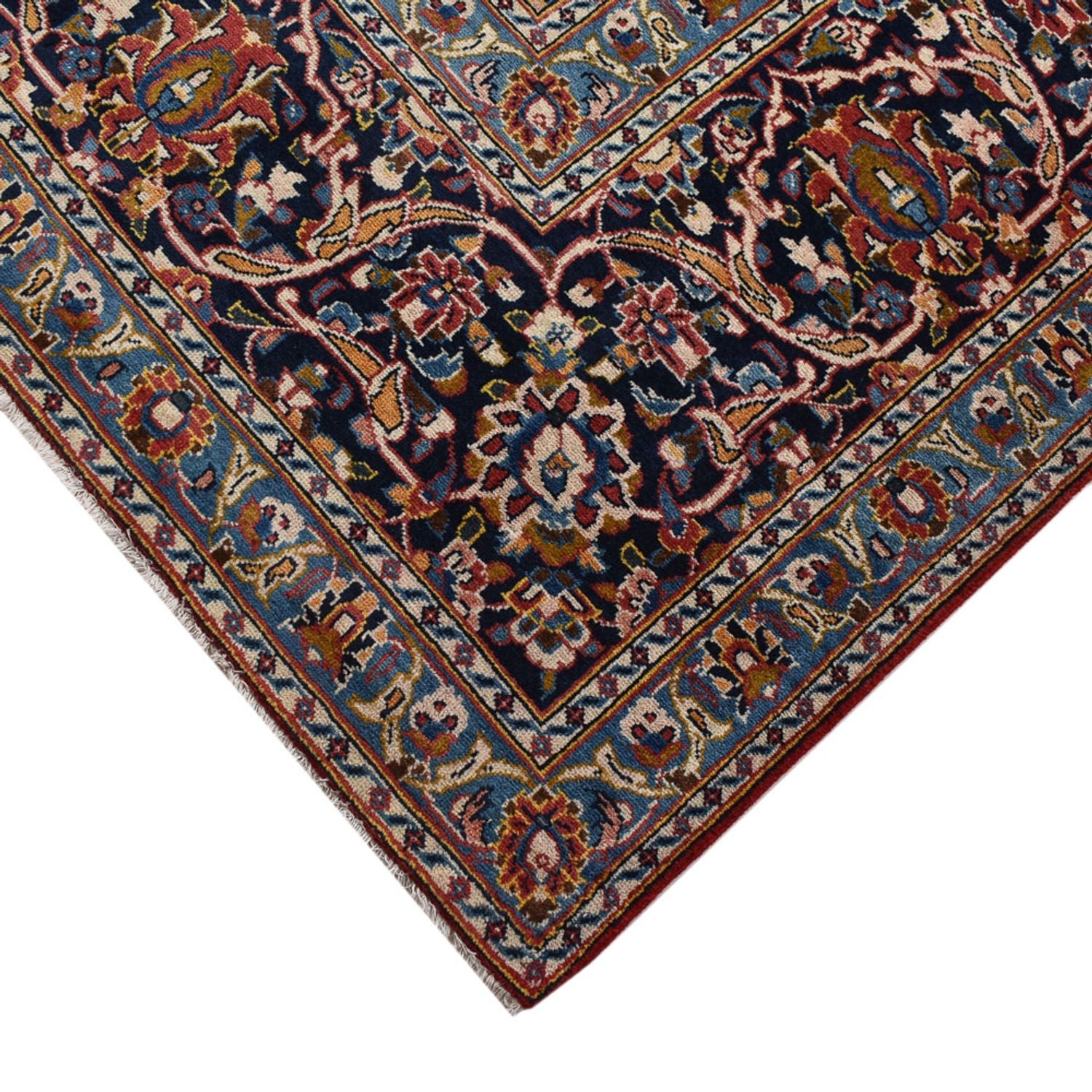 Alfombra persa - Keshan - 423 x 302 cm - rojo