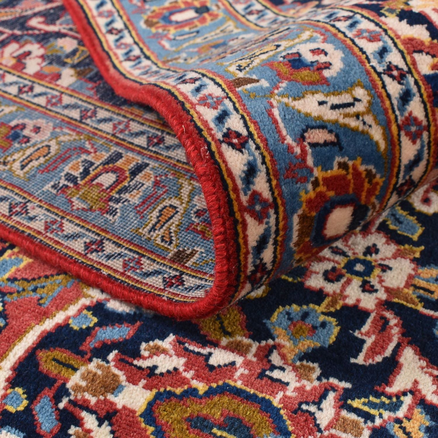 Alfombra persa - Keshan - 423 x 302 cm - rojo