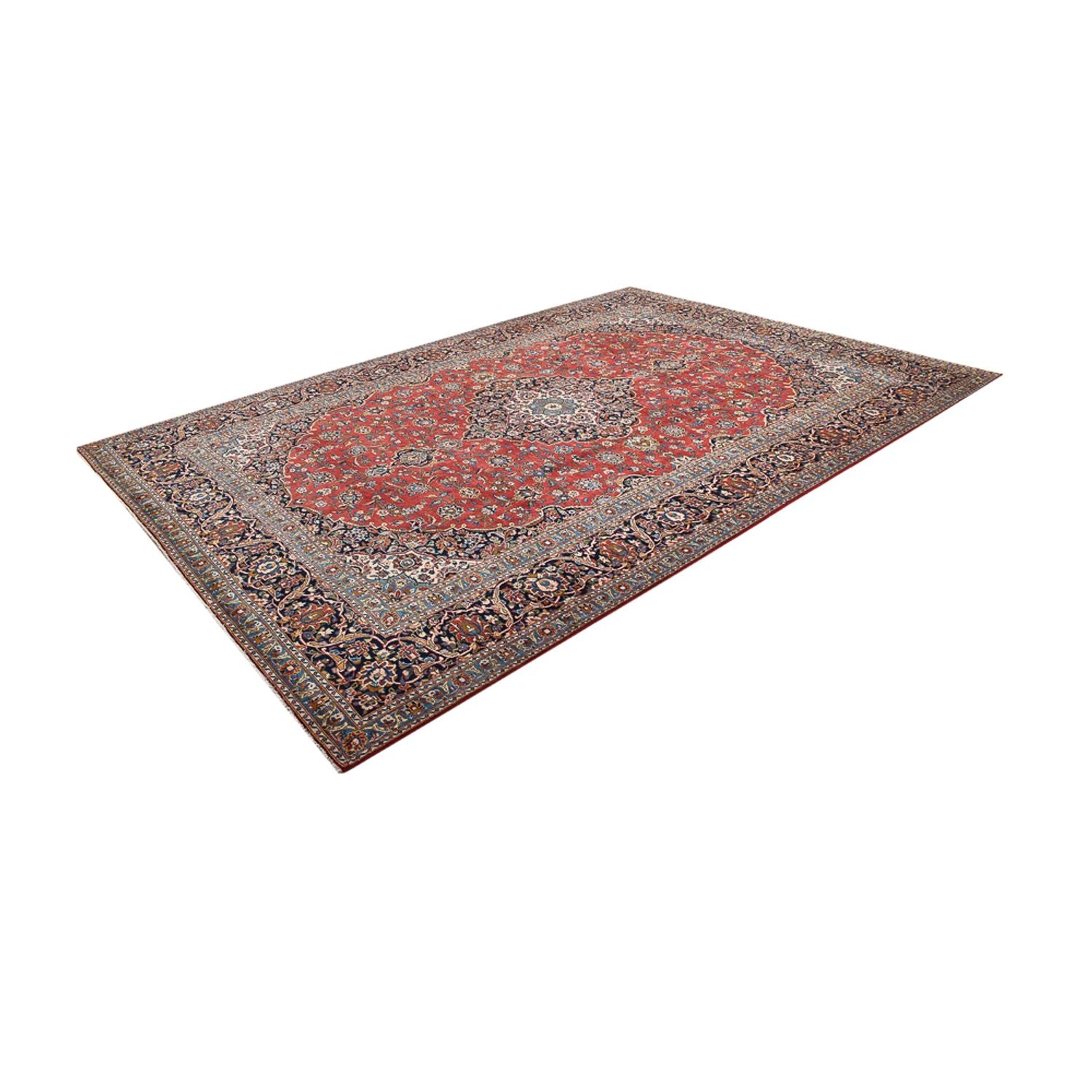 Alfombra persa - Keshan - 423 x 302 cm - rojo