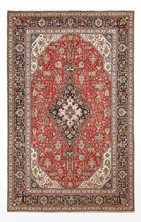 Alfombra persa - Tabriz - 320 x 203 cm - rojo