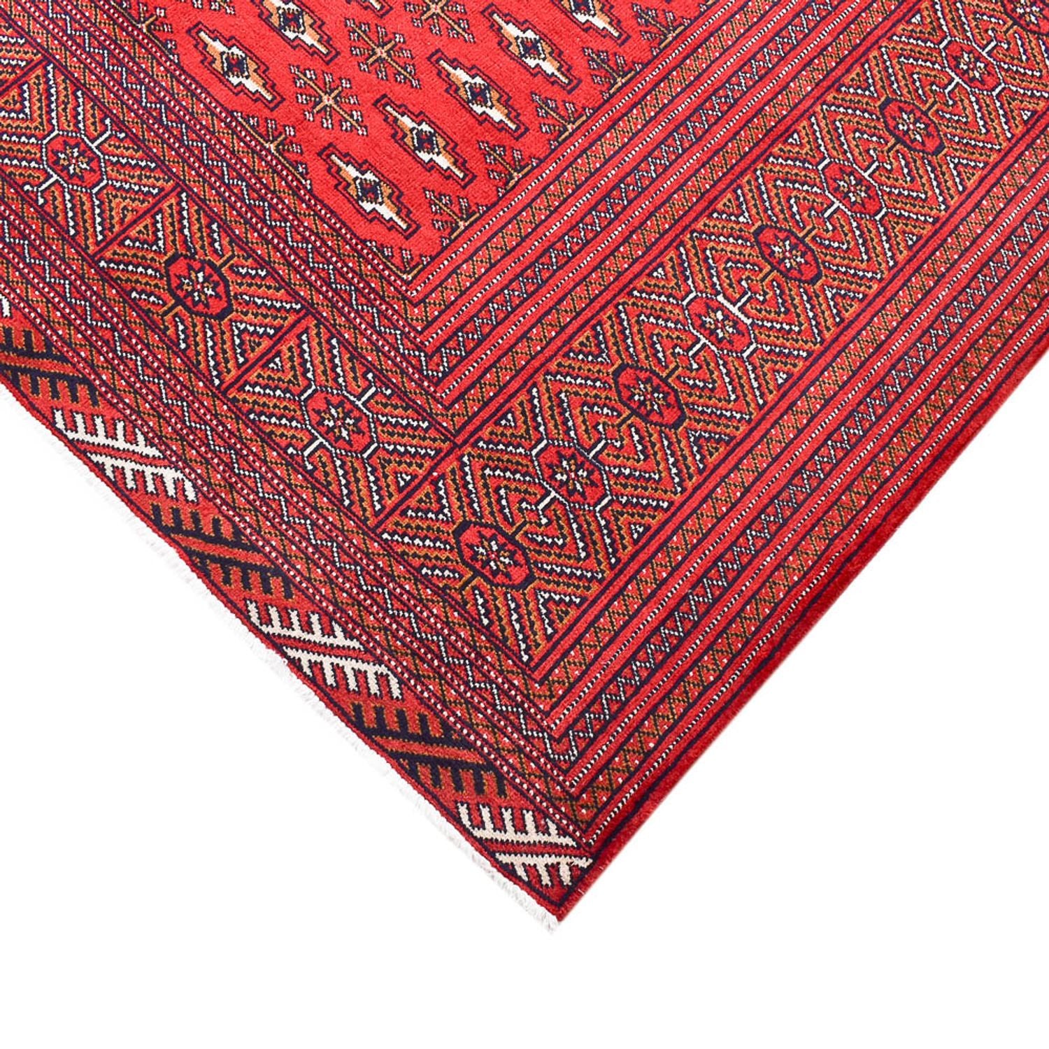 Alfombra Turkaman - 340 x 259 cm - rojo