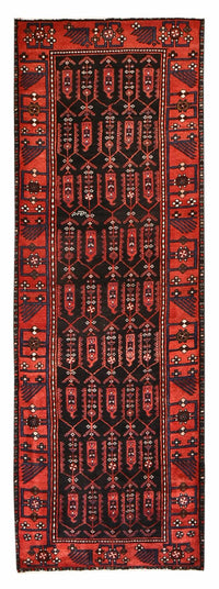 Alfombra de pasillo Alfombra persa - Nómada - 303 x 104 cm - rojo