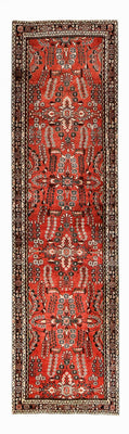 Alfombra de pasillo Alfombra persa - Tabriz - 398 x 110 cm - rojo