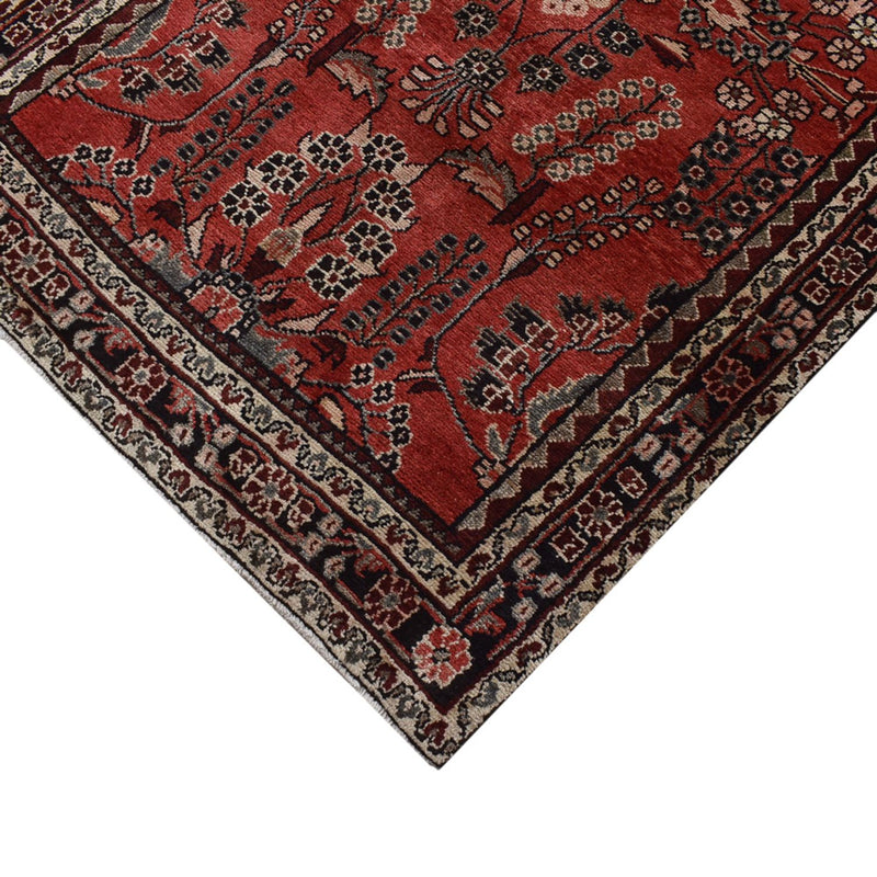 Alfombra de pasillo Alfombra persa - Tabriz - 398 x 110 cm - rojo