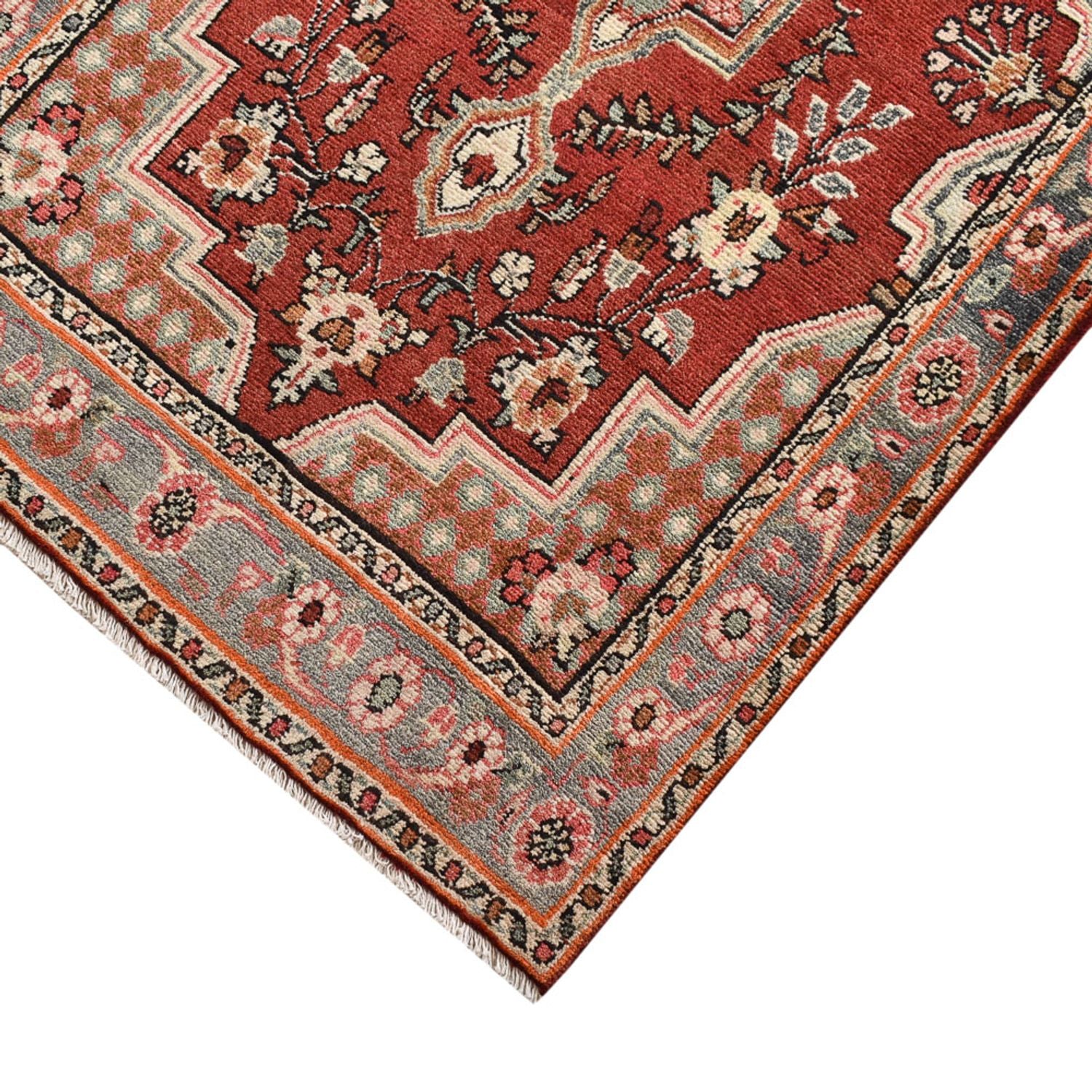 Alfombra de pasillo Alfombra persa - Tabriz - 282 x 80 cm - multicolor