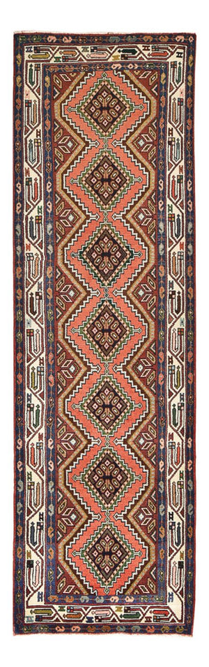 Alfombra de pasillo Alfombra persa - Nómada - 290 x 83 cm - rojo claro