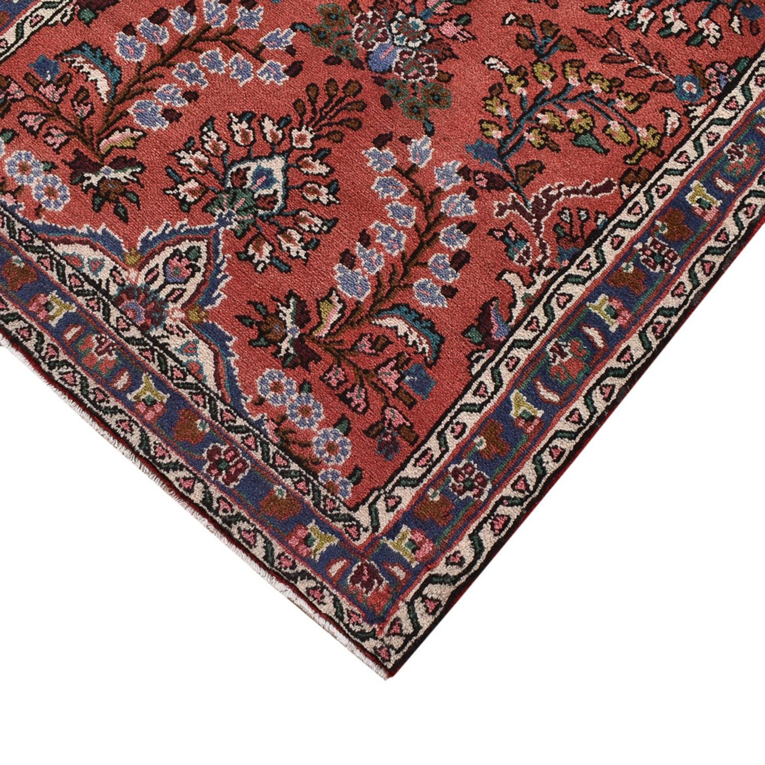 Alfombra de pasillo Alfombra persa - Nómada - 295 x 80 cm - rojo claro