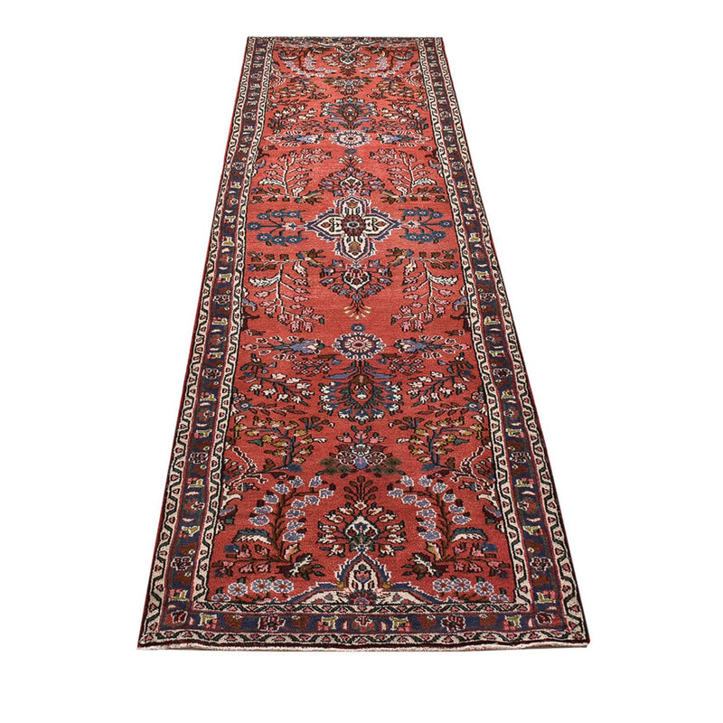 Alfombra de pasillo Alfombra persa - Nómada - 295 x 80 cm - rojo claro