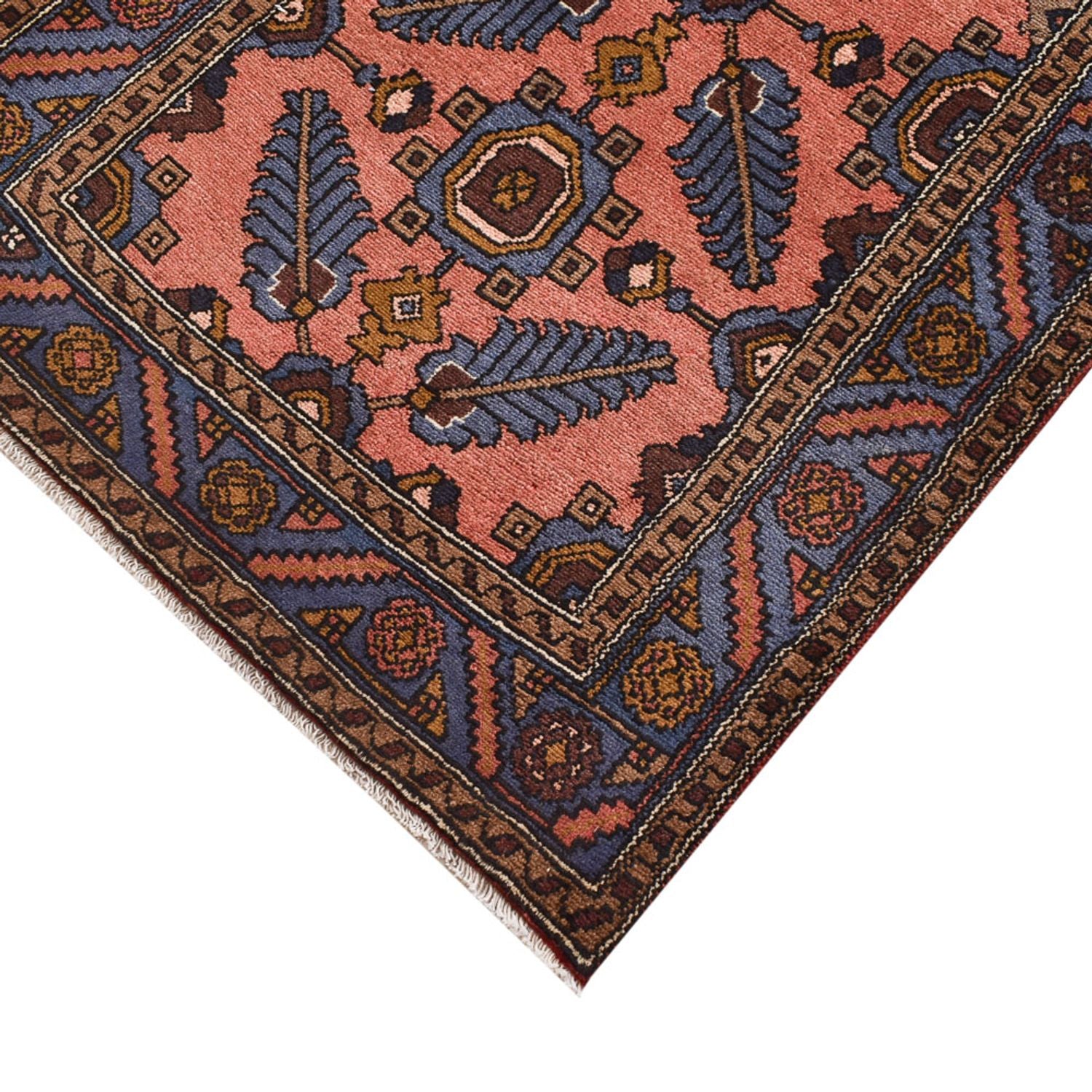 Alfombra de pasillo Alfombra persa - Nómada - 308 x 80 cm - rojo claro