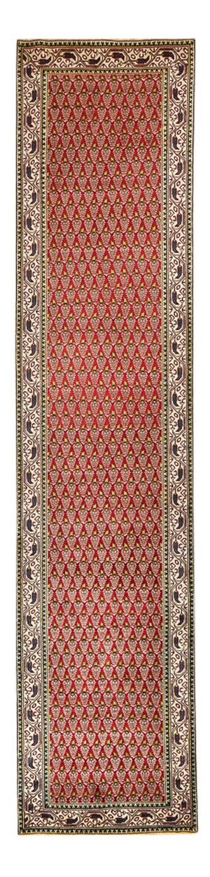 Alfombra de pasillo Alfombra persa - Tabriz - 390 x 87 cm - óxido