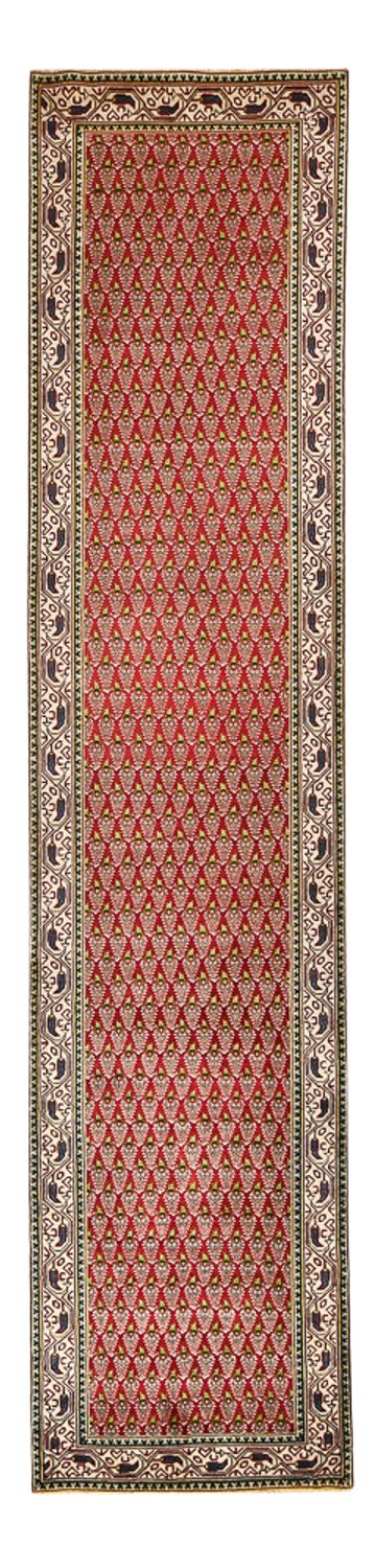 Alfombra de pasillo Alfombra persa - Tabriz - 390 x 87 cm - óxido