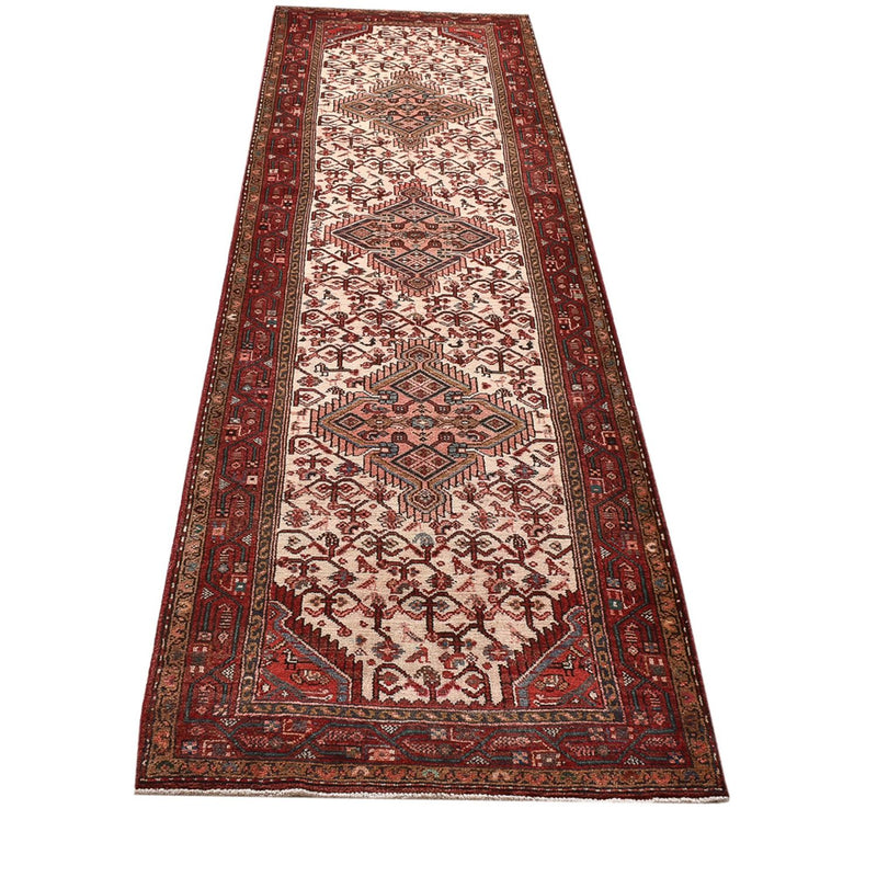 Alfombra de pasillo Alfombra persa - Nómada - 300 x 85 cm - rojo claro
