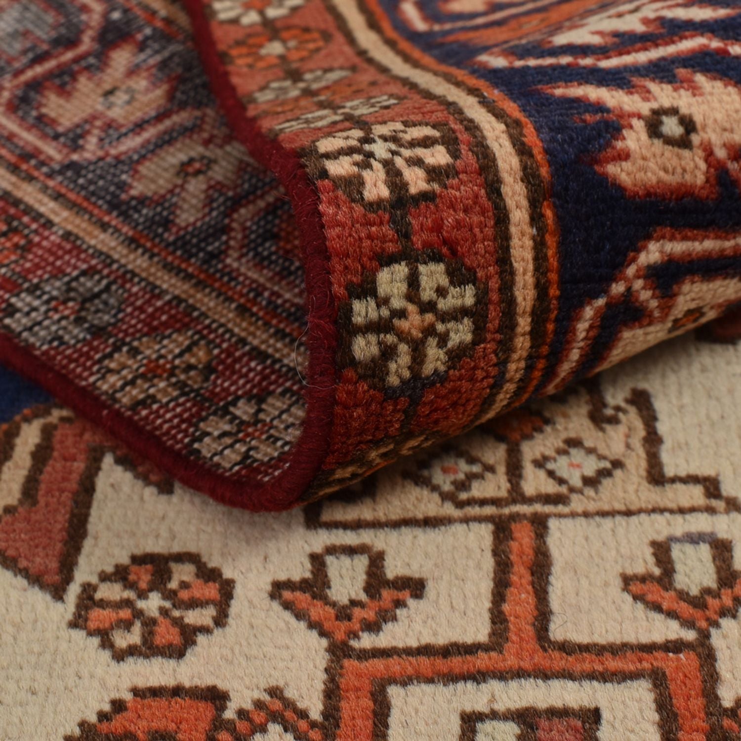 Alfombra de pasillo Alfombra persa - Nómada - 345 x 82 cm - beige