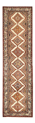 Alfombra de pasillo Alfombra persa - Nómada - 280 x 75 cm - beige claro