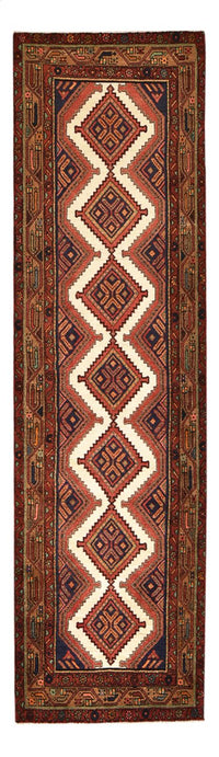 Alfombra de pasillo Alfombra persa - Nómada - 294 x 80 cm - beige oscuro