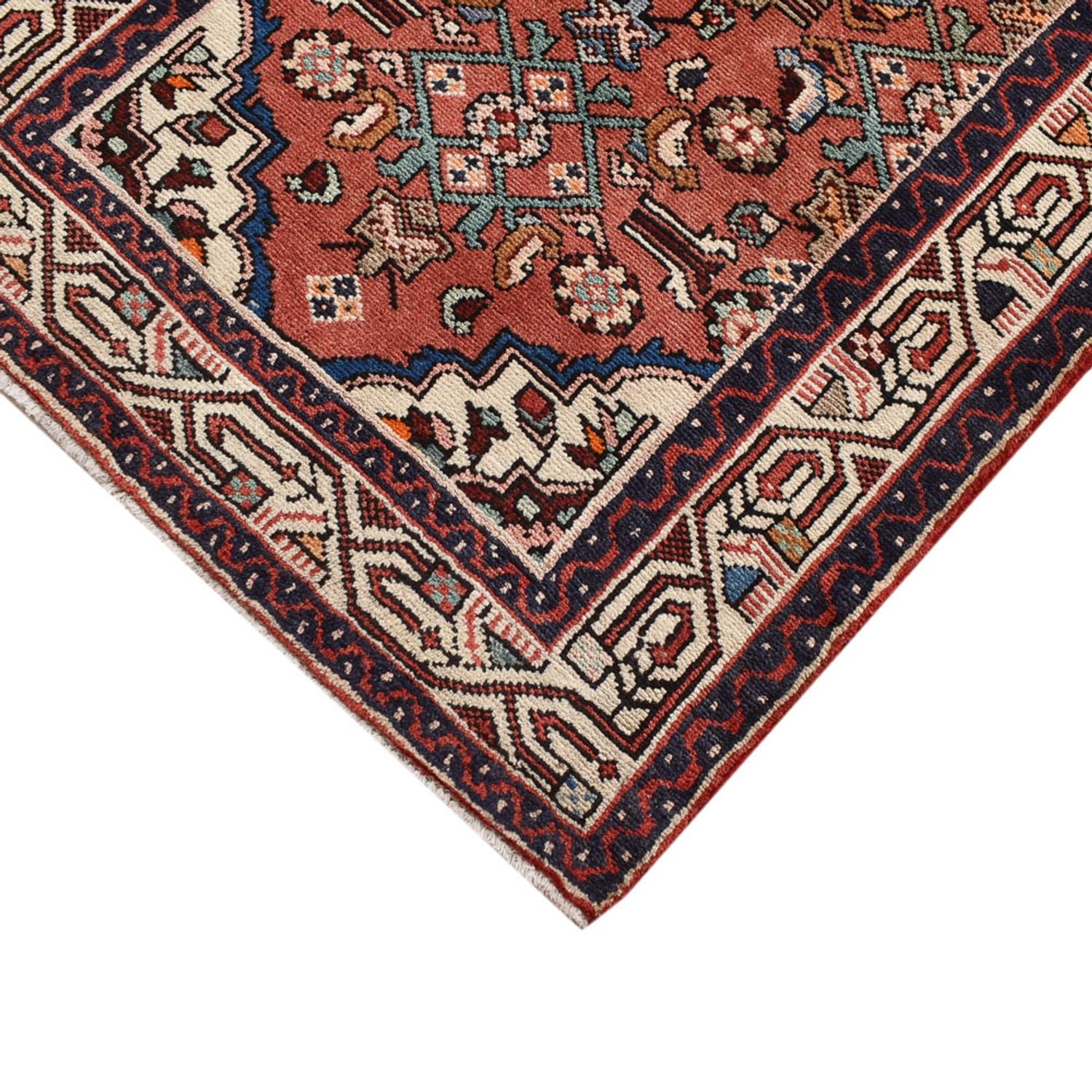 Alfombra de pasillo Alfombra persa - Nómada - 320 x 85 cm - rojo claro