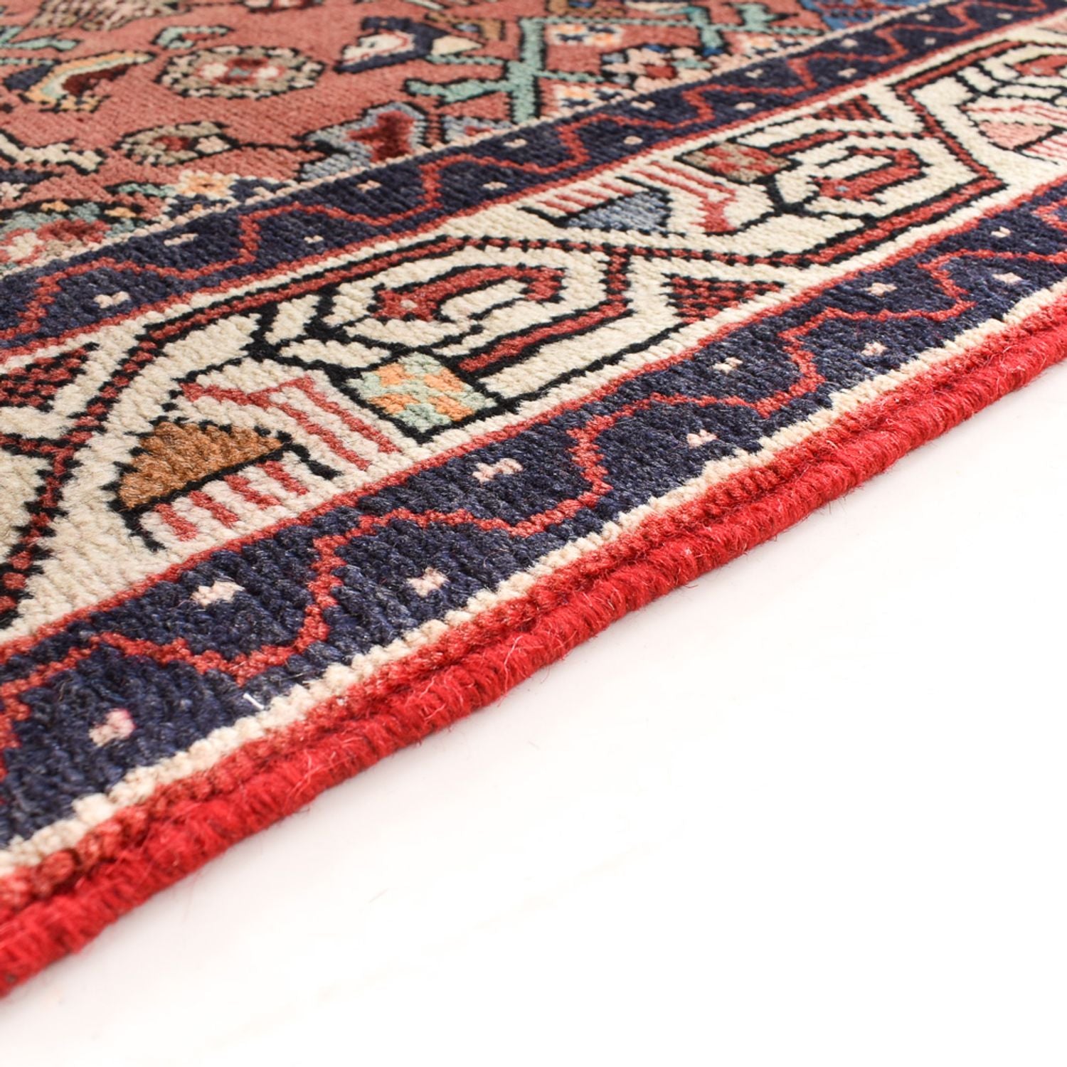 Alfombra de pasillo Alfombra persa - Nómada - 320 x 85 cm - rojo claro