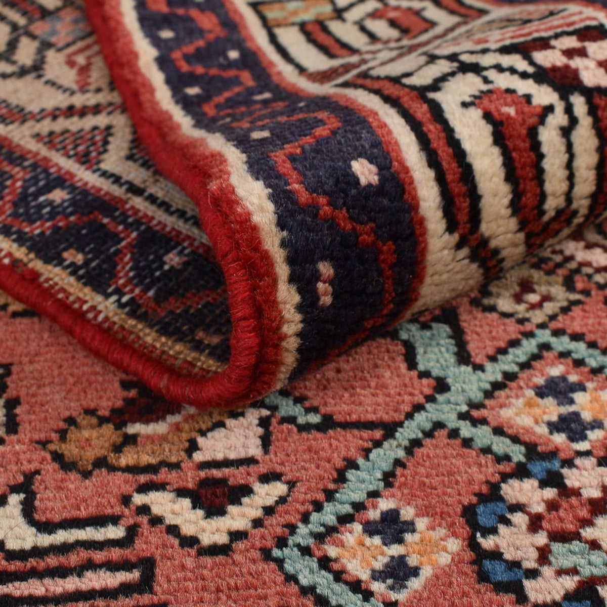 Alfombra de pasillo Alfombra persa - Nómada - 320 x 85 cm - rojo claro