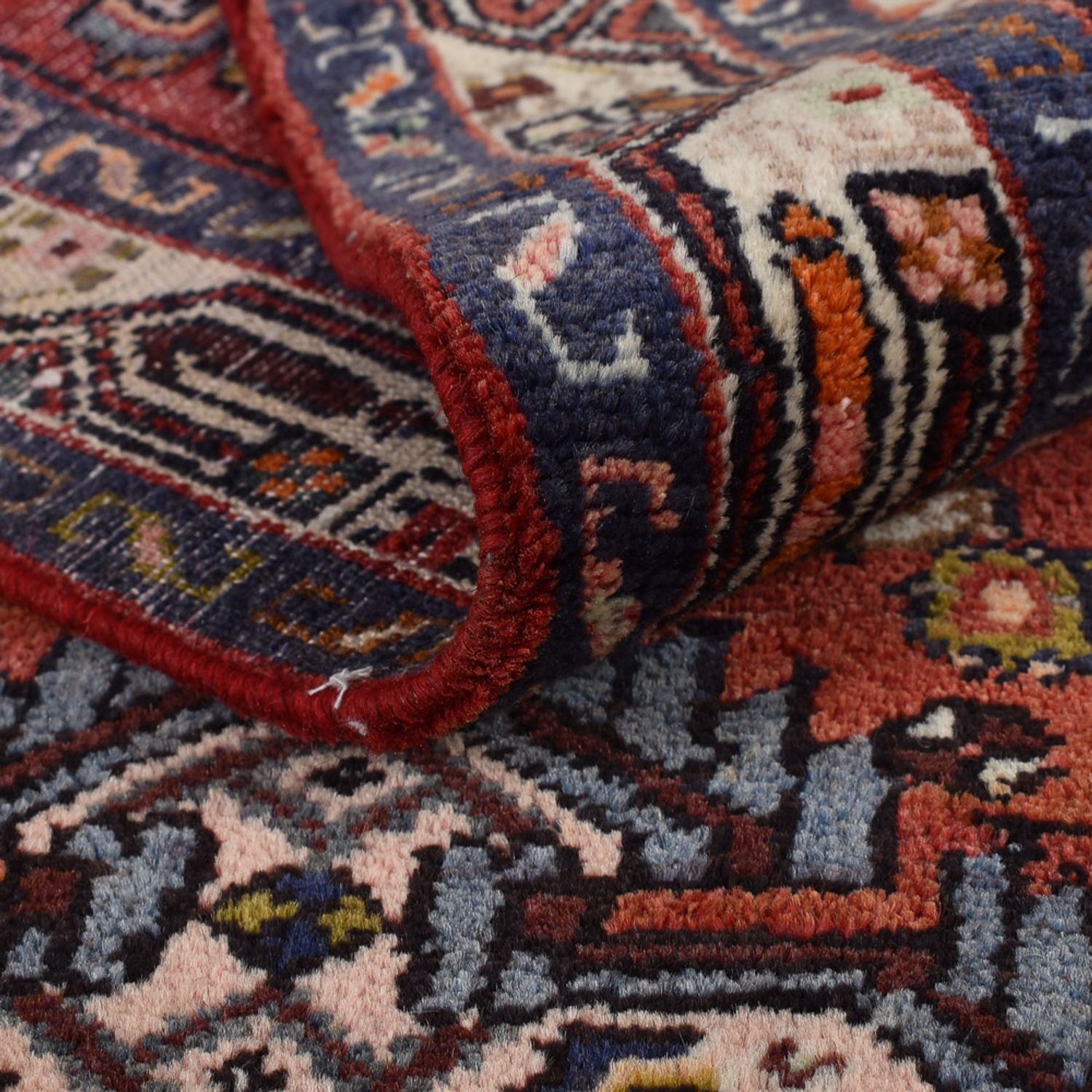 Alfombra de pasillo Alfombra persa - Nómada - 281 x 81 cm - rojo