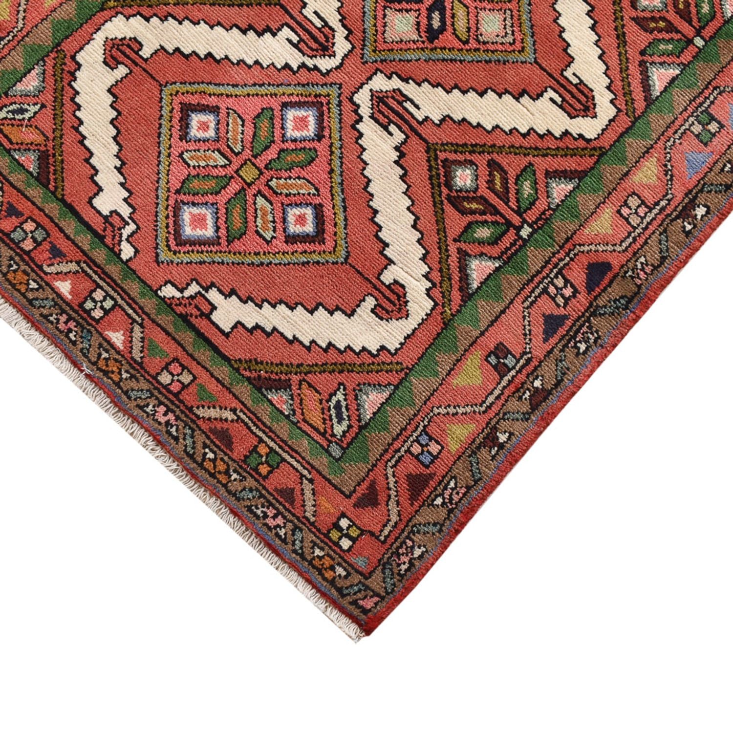 Alfombra de pasillo Alfombra persa - Nómada - 273 x 75 cm - rojo claro